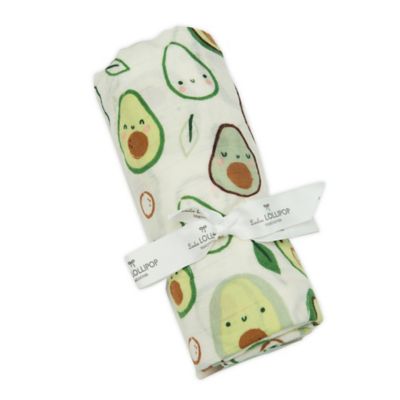 avocado muslin blanket