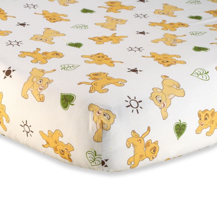 Disney Baby Lion King Go Wild Fitted Crib Sheet Bed Bath Beyond