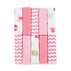 Alternate image 0 for Just Bath by Just Born&trade; Love to Bathe 10-Pack Elephant Washcloth in Pink/White