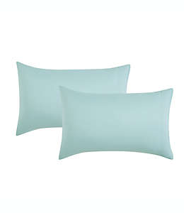 Fundas estándar/queen de microfibra para almohadas SALT™ color aqua