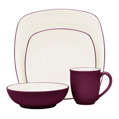 Noritake&reg; Colorwave Square 4-Piece Place Setting