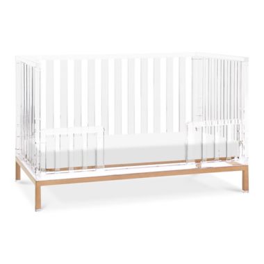 Nursery Works&trade; Acrylic Luma Crib in Rose Gold. View a larger version of this product image.