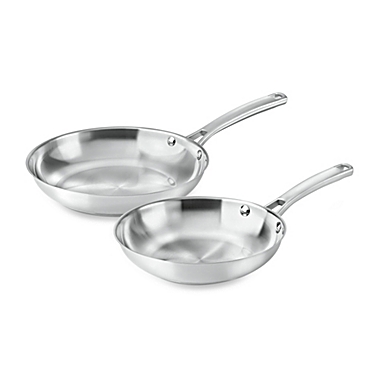 Calphalon&reg; Classic Stainless Steel 2-Piece Fry Pan Set. View a larger version of this product image.