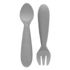 Alternate image 0 for ezpz&trade; Mini Utensils in Grey (Set of 2)
