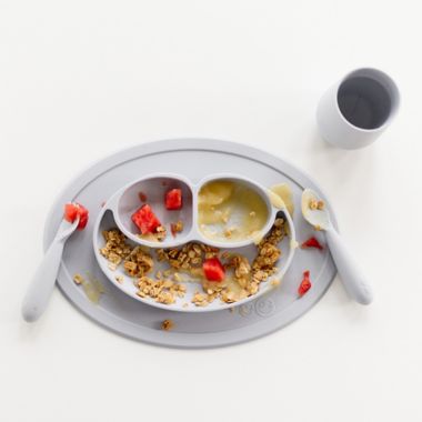 ezpz&trade; Mini Utensils in Grey (Set of 2). View a larger version of this product image.