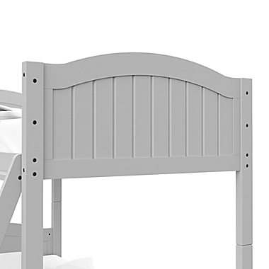 Thomasville Kids Lenox Rubberwood Convertible Twin Bunk Bed in Grey. View a larger version of this product image.