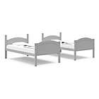 Alternate image 5 for Thomasville Kids&reg; Lenox Rubberwood Convertible Twin Bunk Bed in Grey