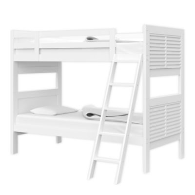 black and white bunk beds