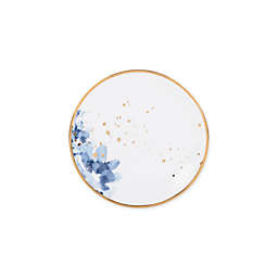 Olivia & Oliver™ Harper Floral Gold Appetizer Plate in Blue