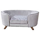 Alternate image 0 for Enchanted Home Pet&reg; Quicksilver II Sofa Pet Bed in Silver