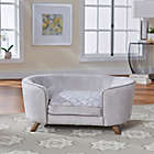 Alternate image 2 for Enchanted Home Pet&reg; Quicksilver II Sofa Pet Bed in Silver