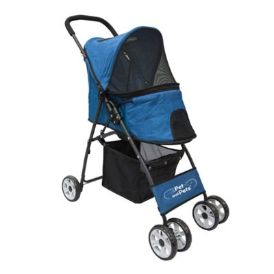 blue umbrella stroller