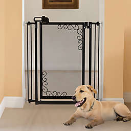 Richell® Tall One-Touch Metal Mesh Pet Gate