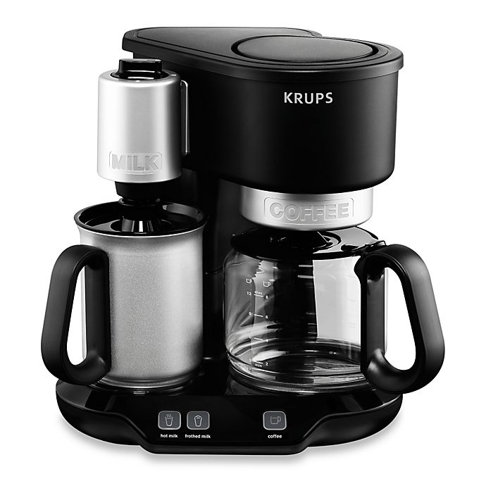 Krups Km3108 Latteccino Coffee Maker With Milk Frother Bed Bath Beyond,How To Blanch Almonds In The Microwave