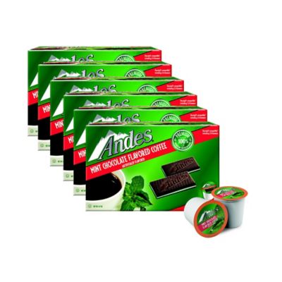 Andes&reg; Mint Chocolate Flavored Coffee Pods for Single Serve Coffee Makers 72-Count