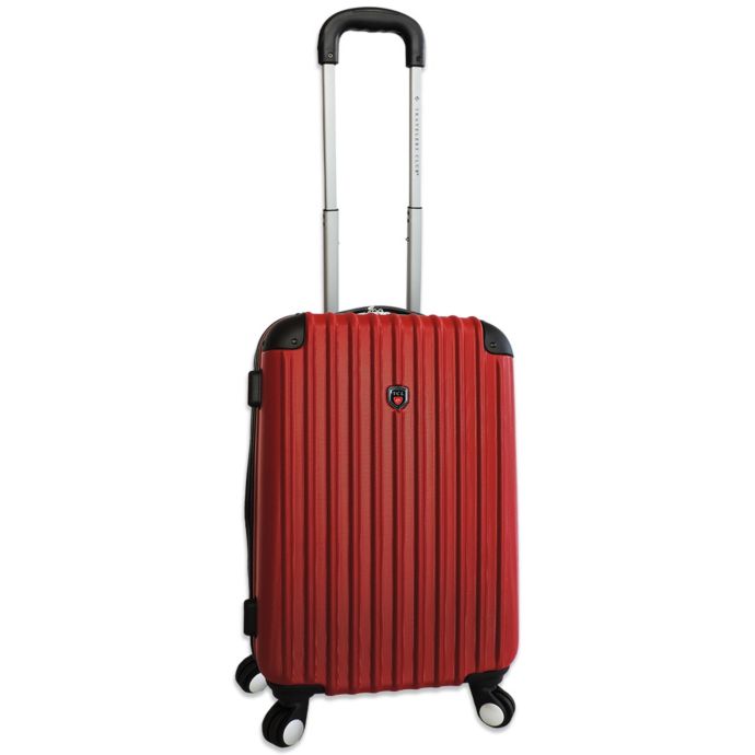 Travelers Club® 21-Inch Hardside Expandable Spinner Carry-On in Red ...