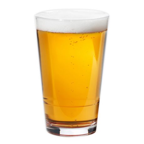 16oz Pint SET OF 4 Tritan Dishwasher Safe & Heat Resistant Unbreakable Beer 