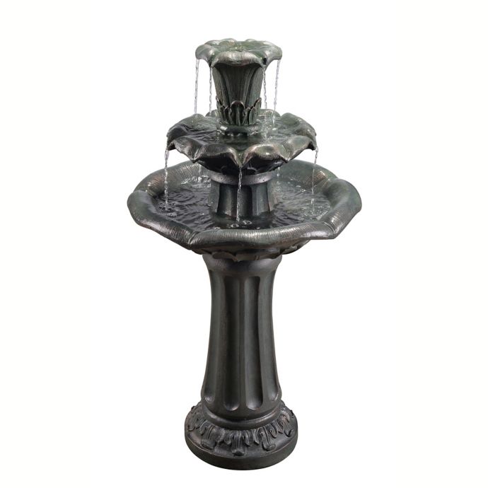 Peaktop Lily Tier Outdoor Fountain Bed Bath & Beyond