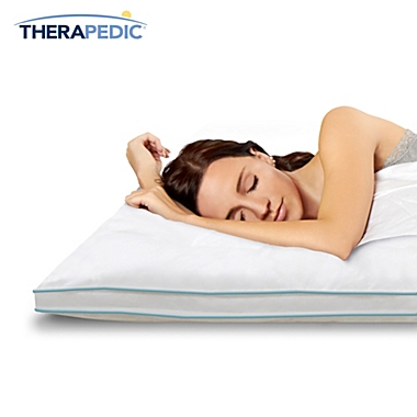 Therapedic&reg; MemoryLOFT&trade; EuroGEL Deluxe Twin Mattress Topper. View a larger version of this product image.