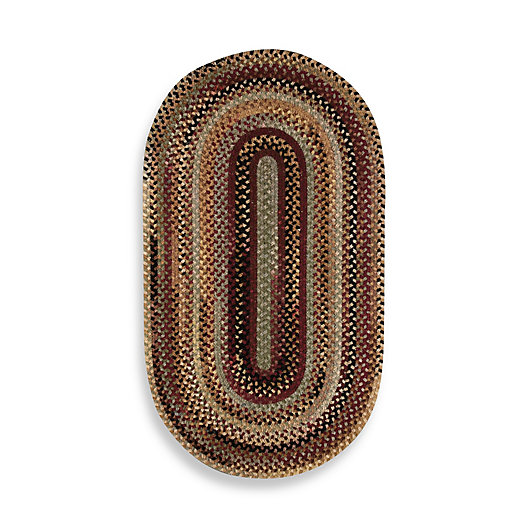Alternate image 1 for Capel Rugs Eaton Braided Oval Rug in Wineberry