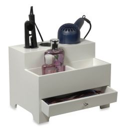 Personal Hair Styling Organizer in White