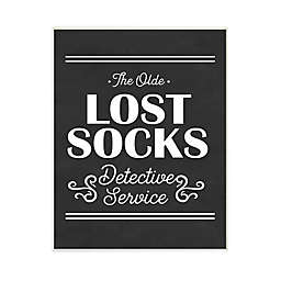 Lost Socks Detective Service Wall Plaque
