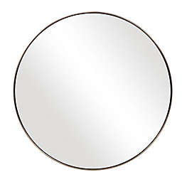 Uttermost Coulson 31.5-Inch Round Modern Mirror in Brass