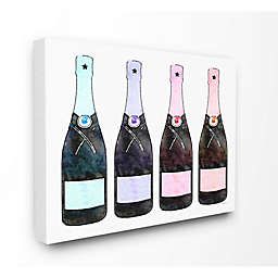 Rainbow Champagne Wrapped Canvas Wall Art