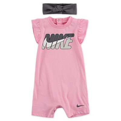 nike swoosh 2 logo t shirt pink