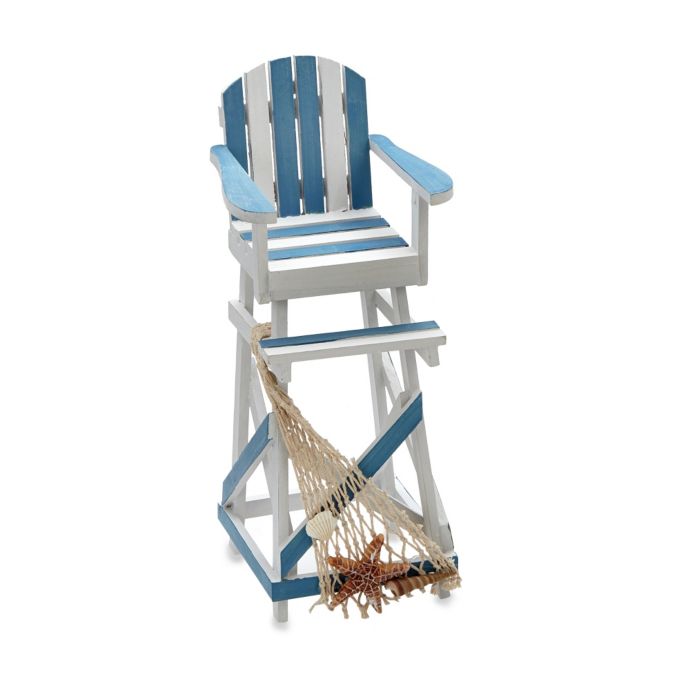 12-Inch Decorative Wooden Lifeguard Chair | Bed Bath & Beyond