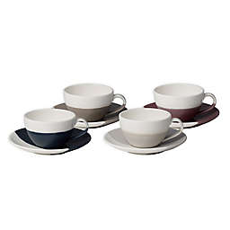Royal Doulton® Coffee Studio Flat White Cups and Saucers (Set of 4)