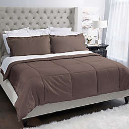 Covermade® Patented Easy Bed Making Down Alternative King Comforter in Sandalwood