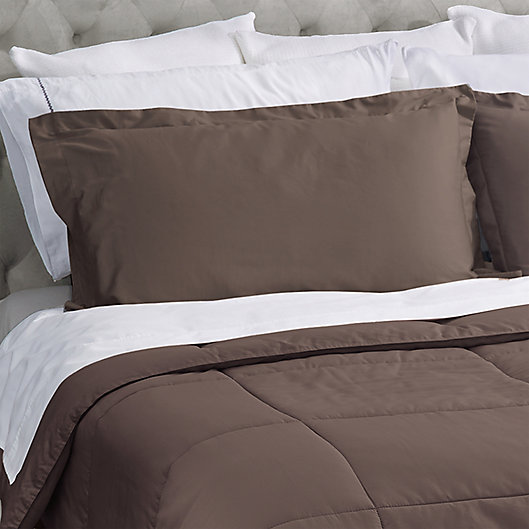 Alternate image 1 for Covermade® Standard/Queen Pillow Shams in Sandalwood (Set of 2)