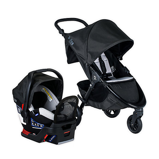 Alternate image 1 for Britax® B-Free Premium Clean Comfort Travel System with Endeavours® Infant Car Seat