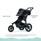 Alternate image 1 for BOB Gear&reg; Revolution&reg; Flex 3.0 Jogging Stroller in Graphite Black