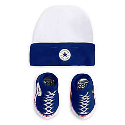 Converse® Size 0-6M Hat and Bootie Set in Blue