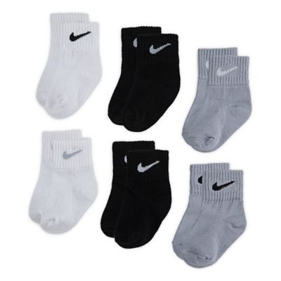 infant nike socks white