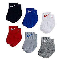 Nike&reg; Size 3T-4T 6-Pack Logo Socks
