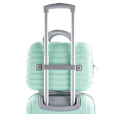 American Sport Plus Varsity 2-Piece Carry On Luggage Set in Mint. View a larger version of this product image.