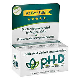 Ph - D  600 mg Boric Acid Vaginal Suppositories