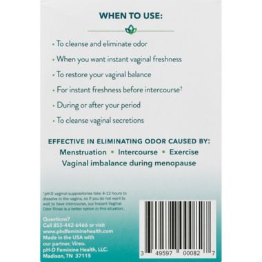 pH-D 3 oz. Vaginal Odor Rinse. View a larger version of this product image.