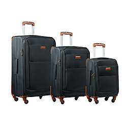 CHAMPS Classic 3-Piece Softside Spinner Luggage Set