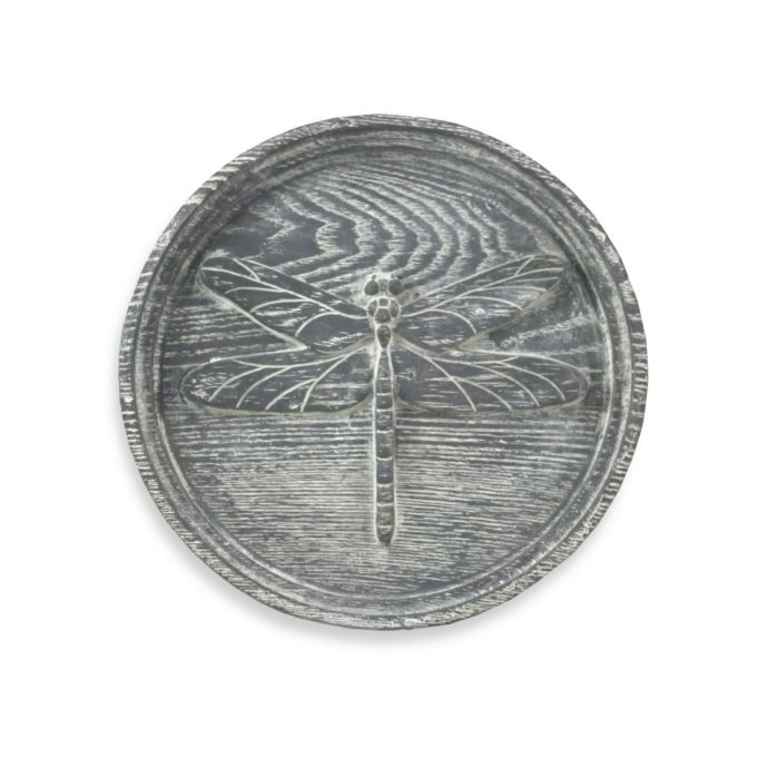 Bergson Dragonfly Plaque Indoor Outdoor Wall Art Bed Bath Beyond