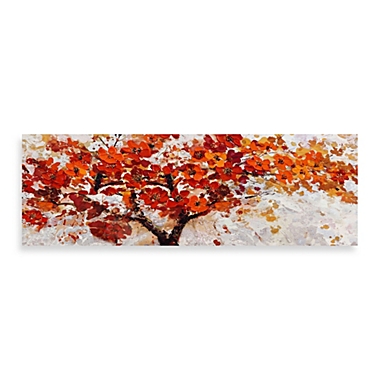 Red Embellished Canvas Tree 60-Inch x 20-Inch Wall Art. View a larger version of this product image.