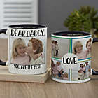 Alternate image 0 for Love Photo Collage Personalized Coffee Mug for Him 11 oz. in Black