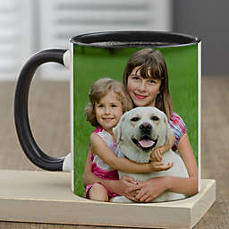 Pet Photo Personalized 11 oz. Coffee Mug in Black