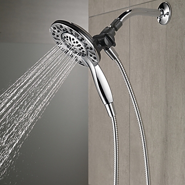 DELTA In2ition&reg; Hand Shower and Showerhead in Chrome. View a larger version of this product image.