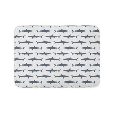 shark bath mat