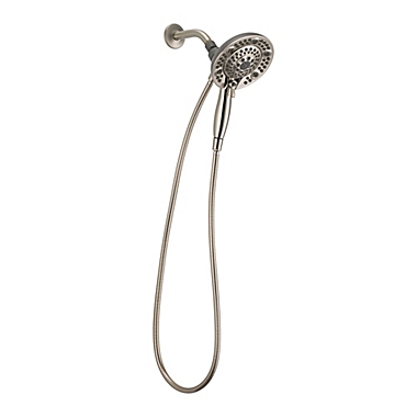 Delta&reg; In2ition&reg; Two-in-One Handheld Shower Head in Brushed Nickel. View a larger version of this product image.