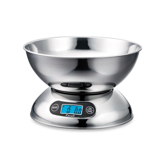 Escali Rondo Stainless Steel Bowl Food Scale Bed Bath Beyond